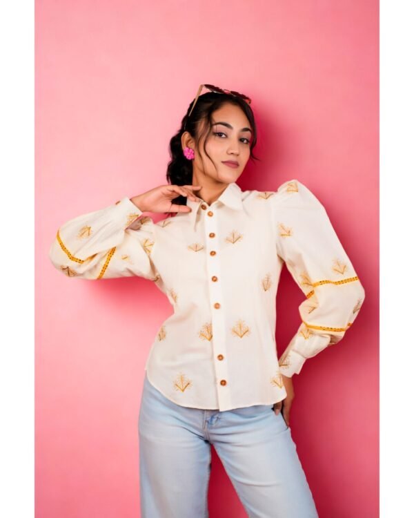 Lace Breeze Cotton Shirt